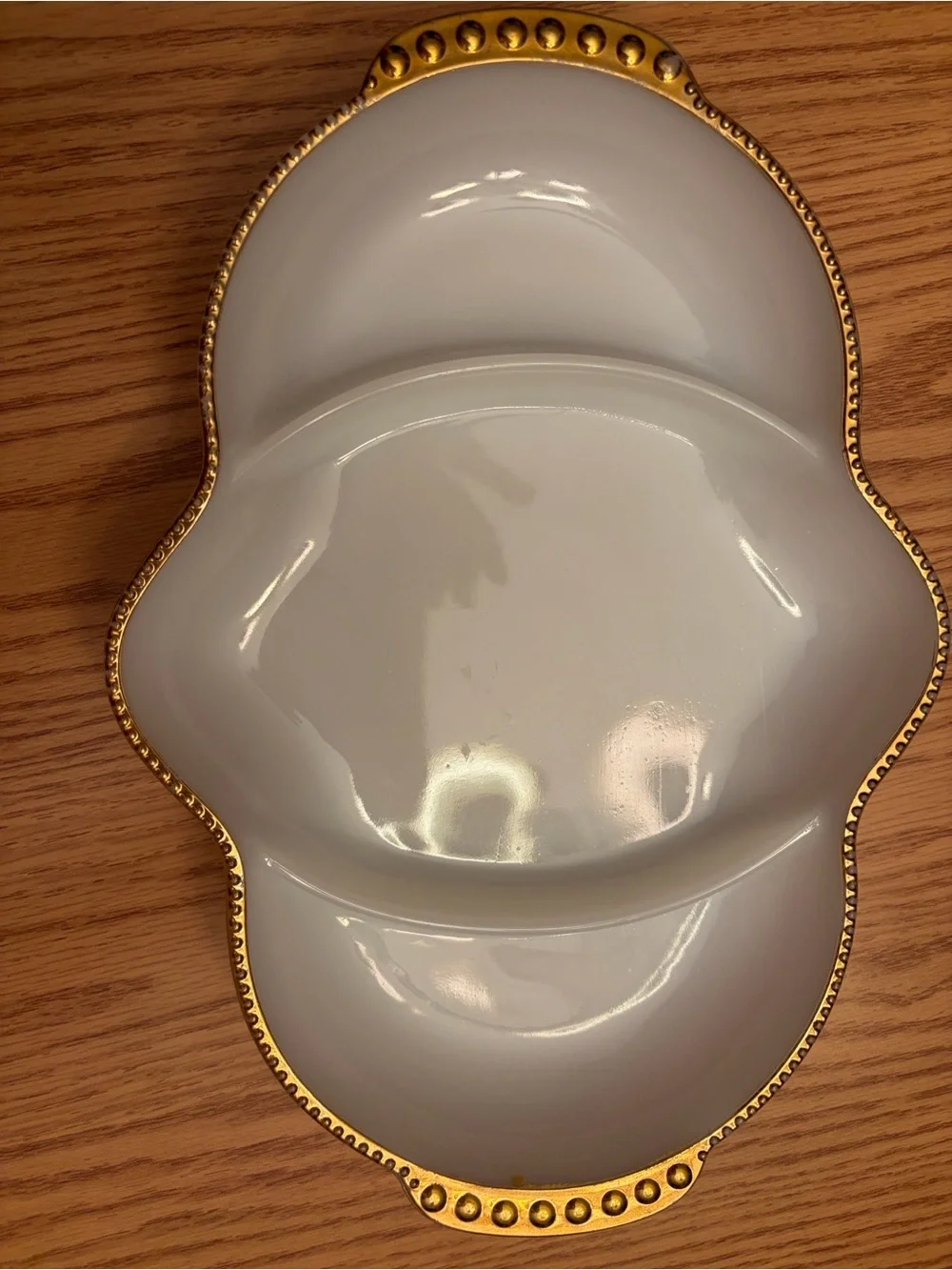 Vintage Fire King Oven Dividers Serving Dish/ Candy Dish